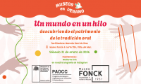 Taller: Un mundo en un hilo: descubriendo el patrimonio de la tradición oral