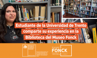 Estudiante de la Universidad de Trento comparte su experiencia en la Biblioteca del Museo Fonck