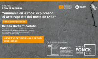 Próxima charla conversatorio online en el Museo Fonck: “Animales en la roca: explorando el arte rupestre en el norte de Chile"