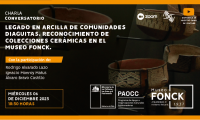 Charla conversatorio gratis online en Museo Fonck: "Legado en Arcilla de Comunidades Diaguitas"