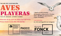 Taller de pintura “Aves Playeras” en el Fonck